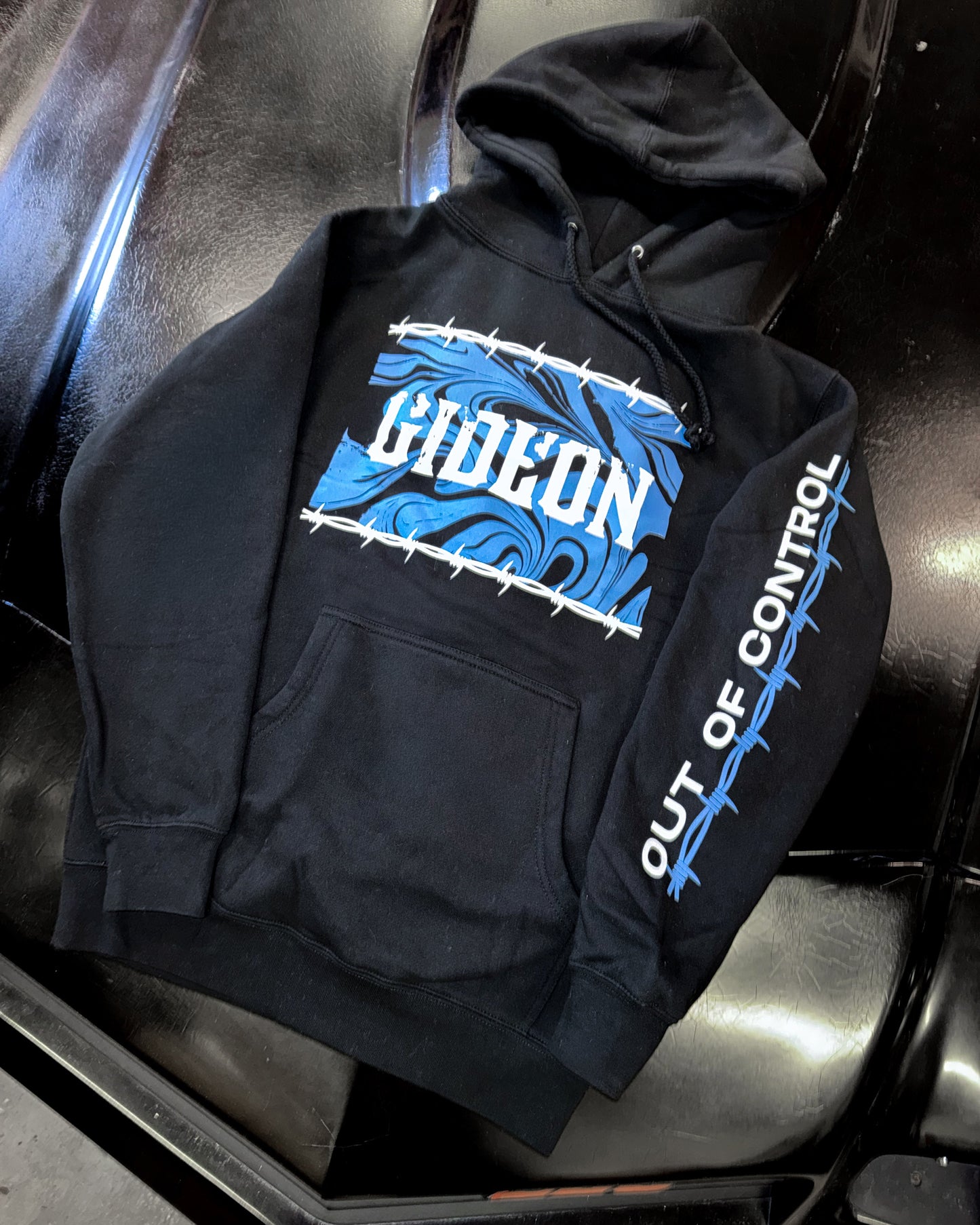 OLD 2019 BARBED WIRE DESIGN HOODIE FOR OUT OF CONTROL