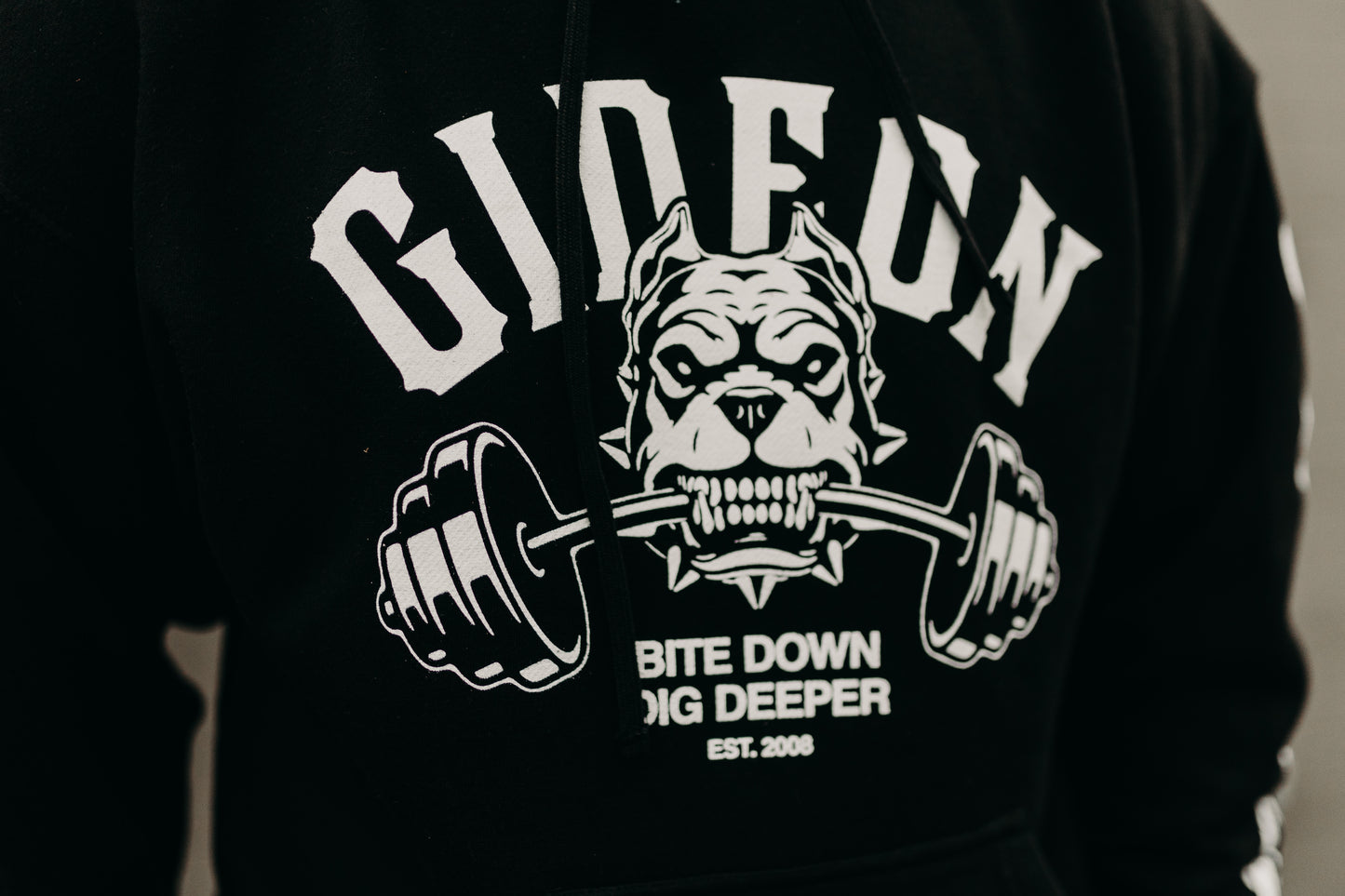 Bite Down Barbell Hoodie