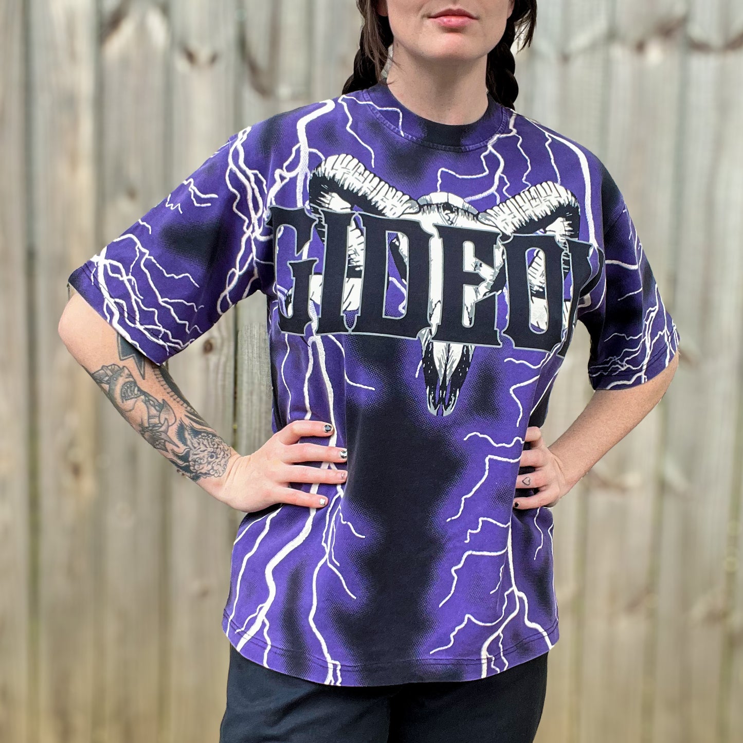 Lightning Print T-Shirt