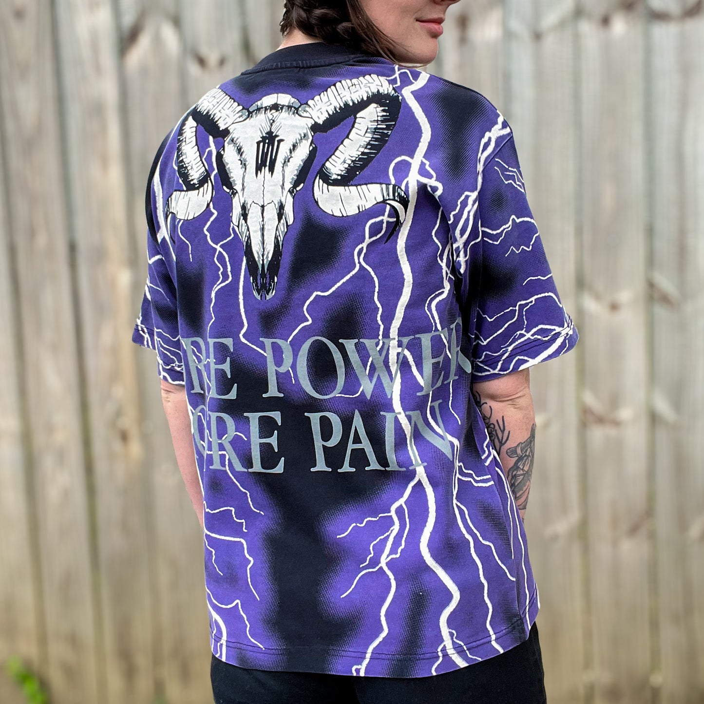 Lightning Print T-Shirt