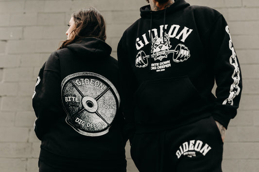 Bite Down Barbell Hoodie