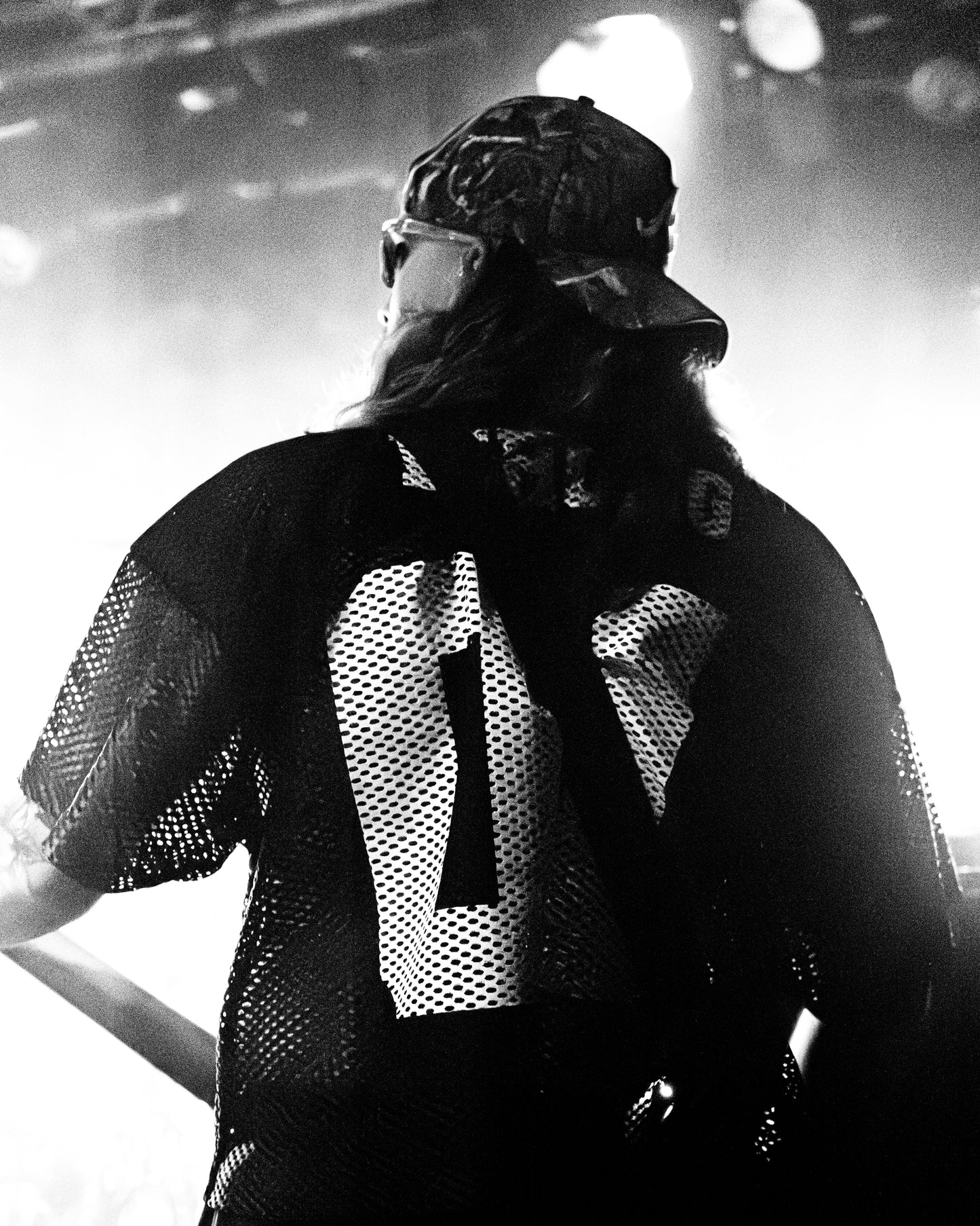 GIDEON BASSIST CALEB DERUSHA ON STAGE