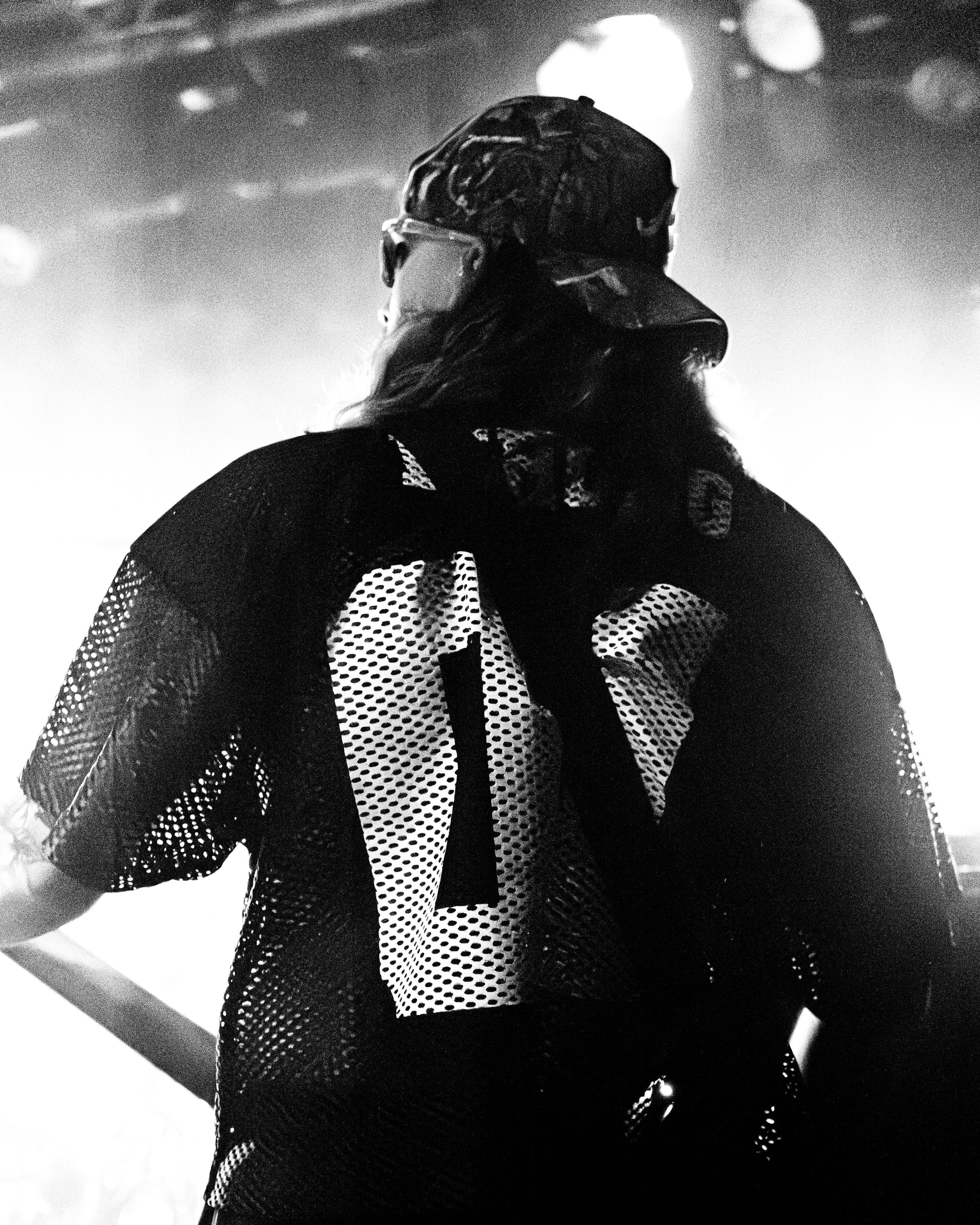 GIDEON BASSIST CALEB DERUSHA ON STAGE