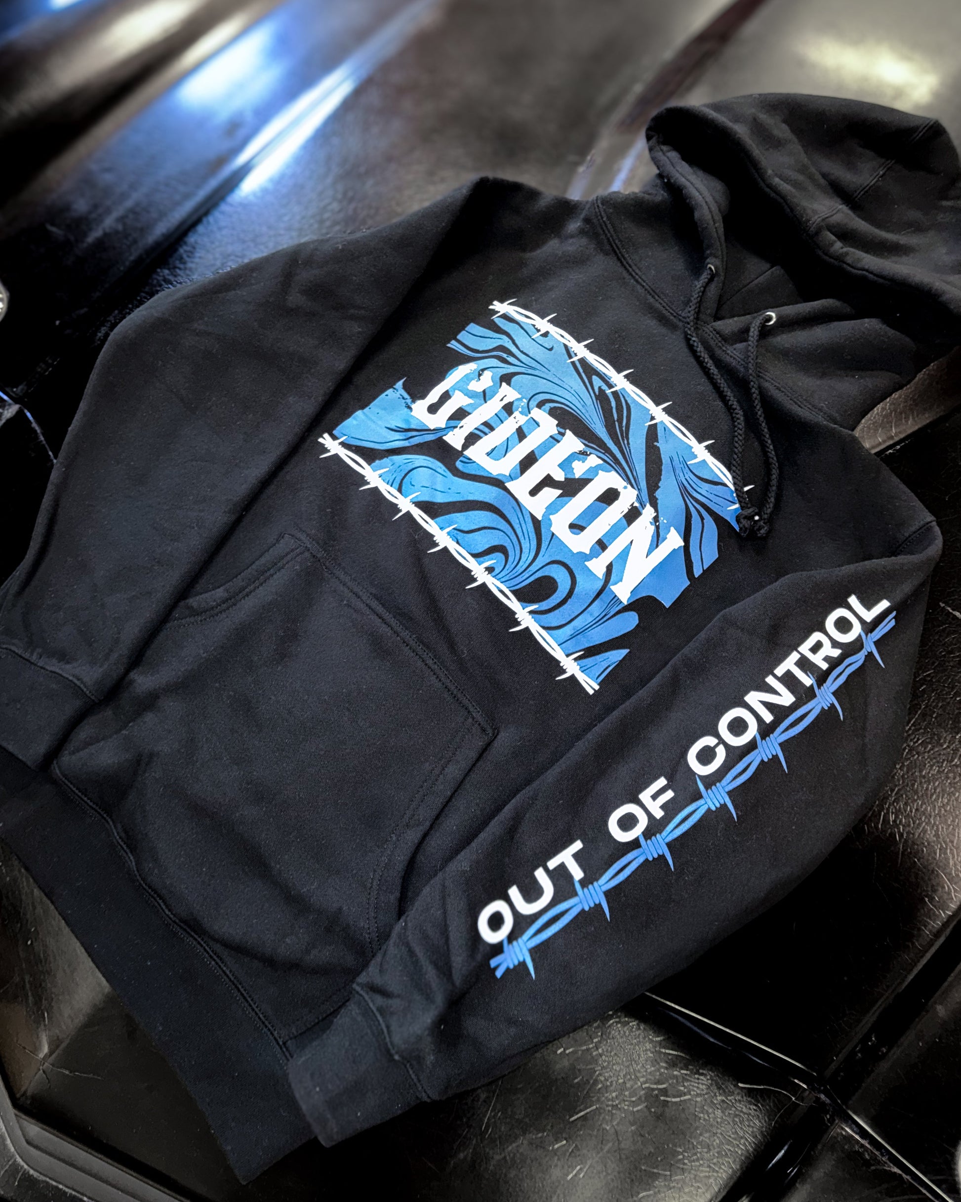 OLD 2019 BARBED WIRE DESIGN HOODIE FOR OUT OF CONTROL